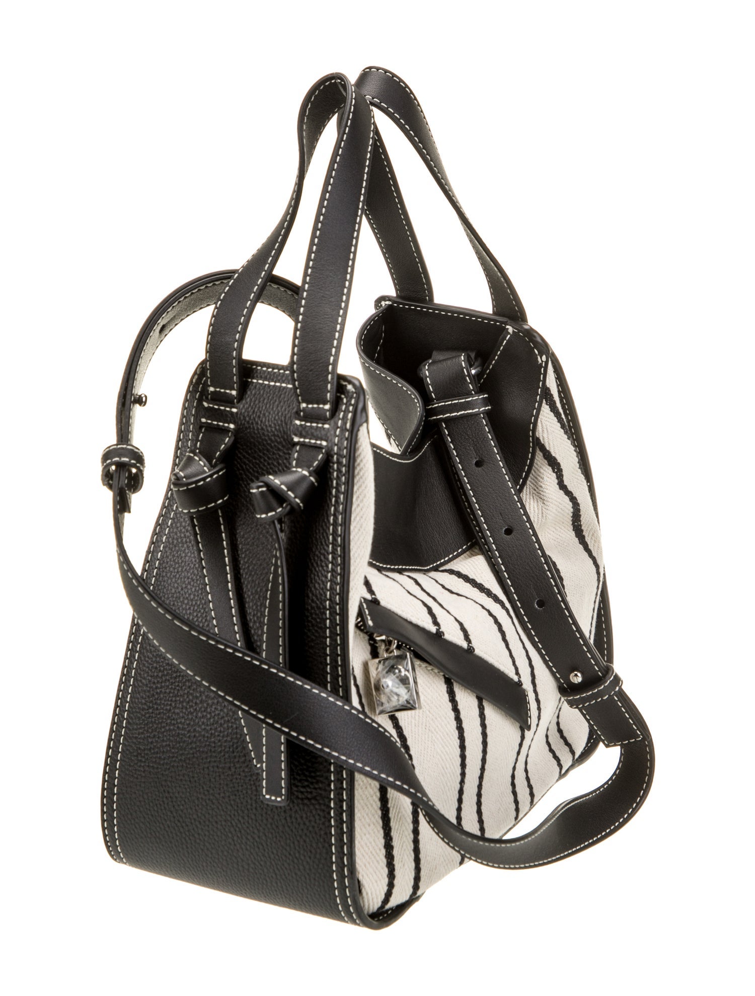 Emm Kuo Leather Top Handle Bag